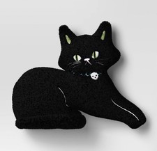 2025 TARGET Hyde  EEK Black Cat Novelty Shaped Throw Pillow NEW Hard to Find 