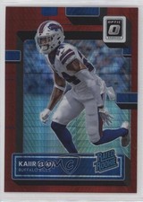 2022 Panini Donruss Optic Rated Rookie Red Hyper Prizm Kaiir Elam #249 0xh3