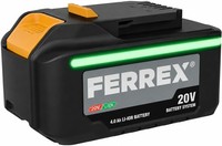 Ferrex 20V Li-Ion Akku 4,0 Ah / 72 Wh FüR Ferrex Werkzeuge