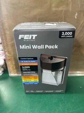 Feit Electric 3K Lumen Adjustable White Bronze Finish Mini Wall Pack (E10044559)