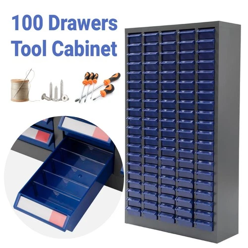 100 Drawers Bolt & Nut Storage Cabinet,  Hardware Tool Organization Shelves