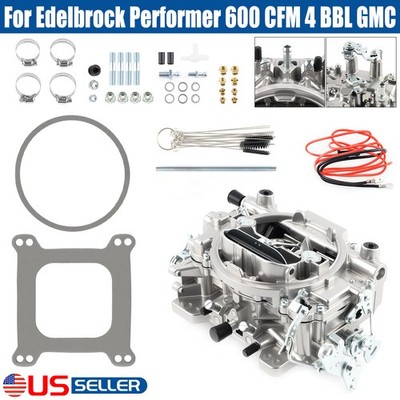  Fit Chevy Monte Carlo 5.0L 305 V8 600CFM Square Bore Carburetor 1405 w/Gaskets 