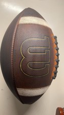 NFHS APPROVED Wilson GST Football Leather Game Ball Game Prepped