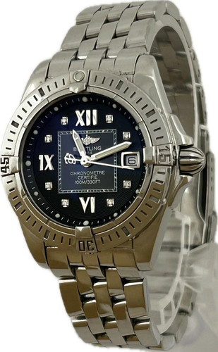 Used Breitling Cockpit Lady A71356 Ladies Watch Quartz Black D...