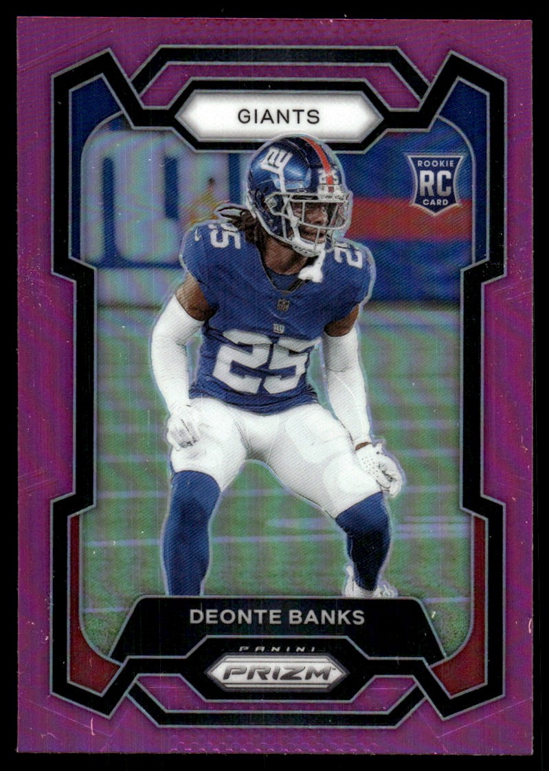 Deonte Banks Panini Prizm #376 Base