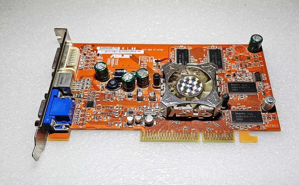Asus ATI Radeon A9550GE 128MB A9550GE/TD/P/128M/A VGA Card - AGP Slot - Image 2 of 4