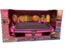 Pretend Play Kitchen SIZZLING GRIDDLE Electronic Sounds Toy Food Accessory