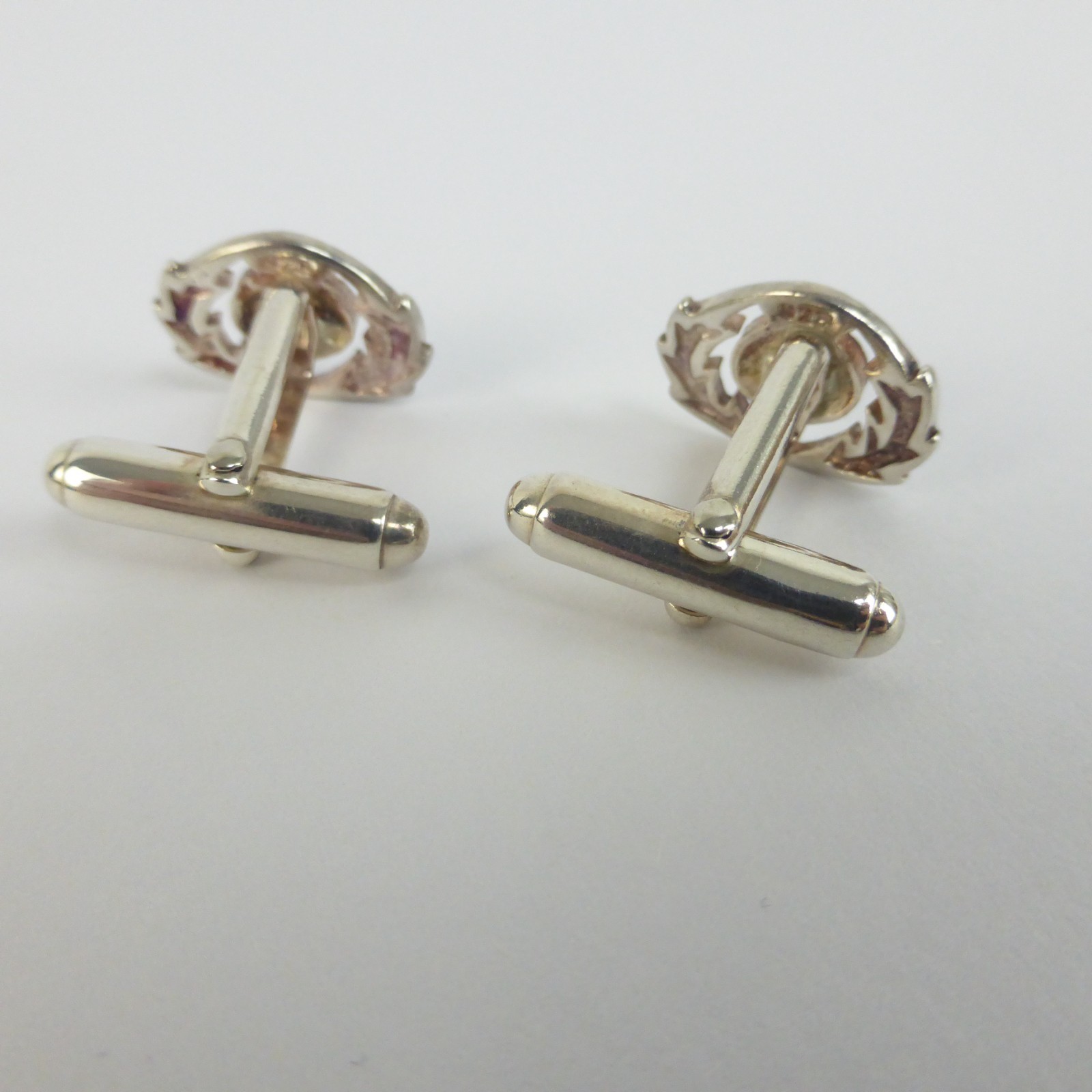 Solid Sterling Silver 925 Scottish Thistle Celtic… - image 5