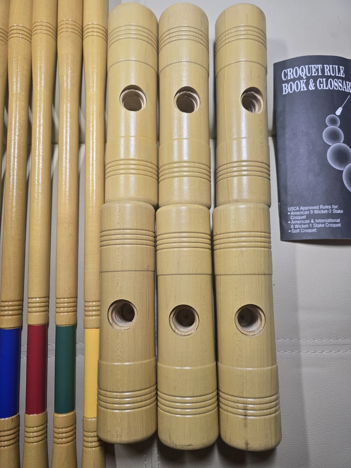 Juego de croquet de madera Forster vintage para 6 jugadores Foto 4 de 4