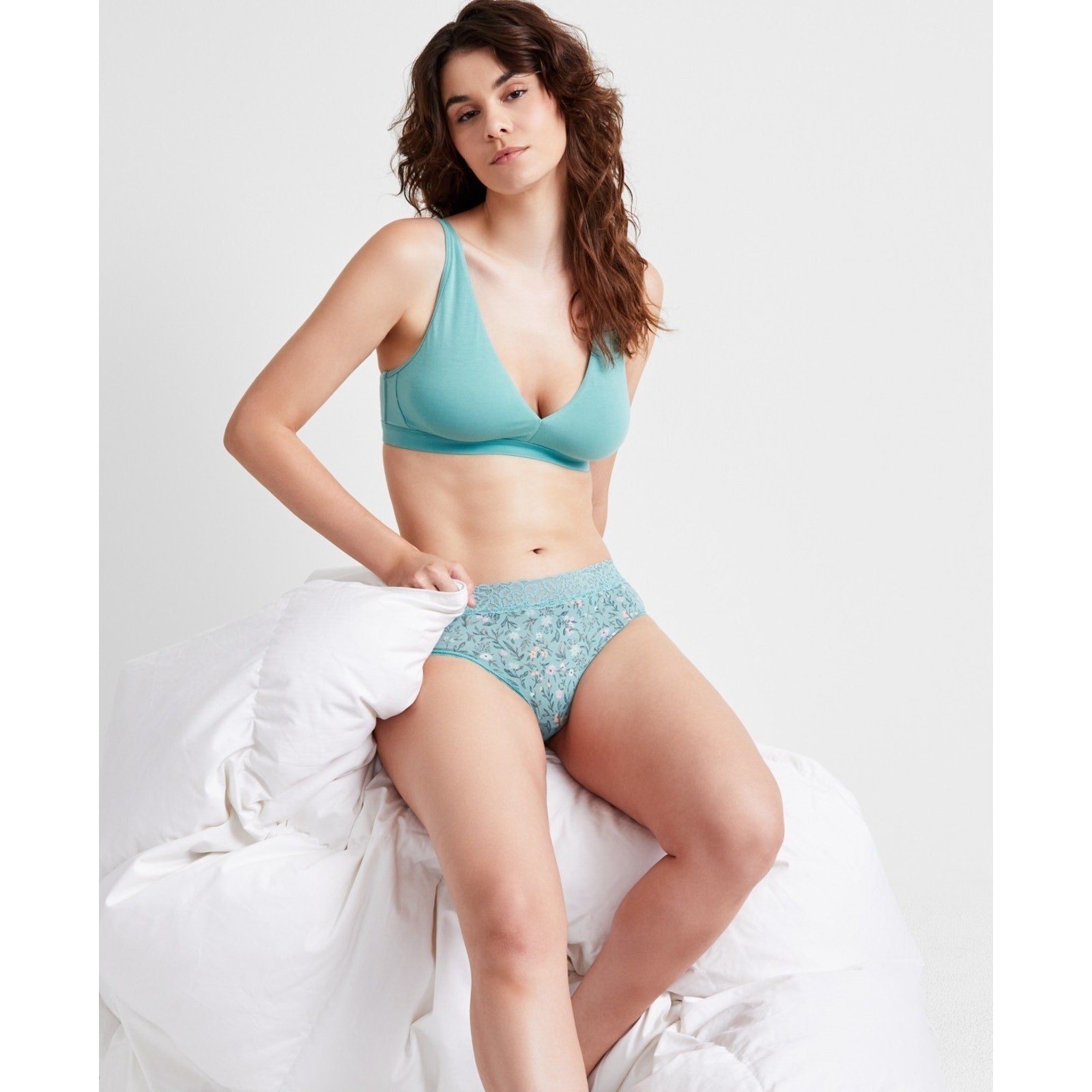 State of Day Women's Cotton Blend Bralette Canton Size M 0685