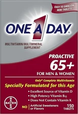 One A Day Multivitamin Multimineral Supplement 150 Count Each Proactive 65+