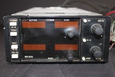 TKM MX300 NAV/COMM TRANCEIVER with TKM MX-300 Tray Rack and Connectors - AS IS