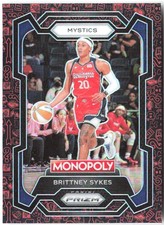 Brittney Sykes Panini Prizm Monopoly WNBA - Classic Icons Red Prizm 38 2024