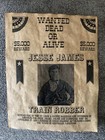(3) Paper Antique Style Western Wanted Signs Man Cave Wall Decor Vintage Look — photo 2