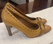 Vintage Via Spiga Pointy Toe Pumps Heels Italy Horsebit Buckle Y2k Sz 8.5