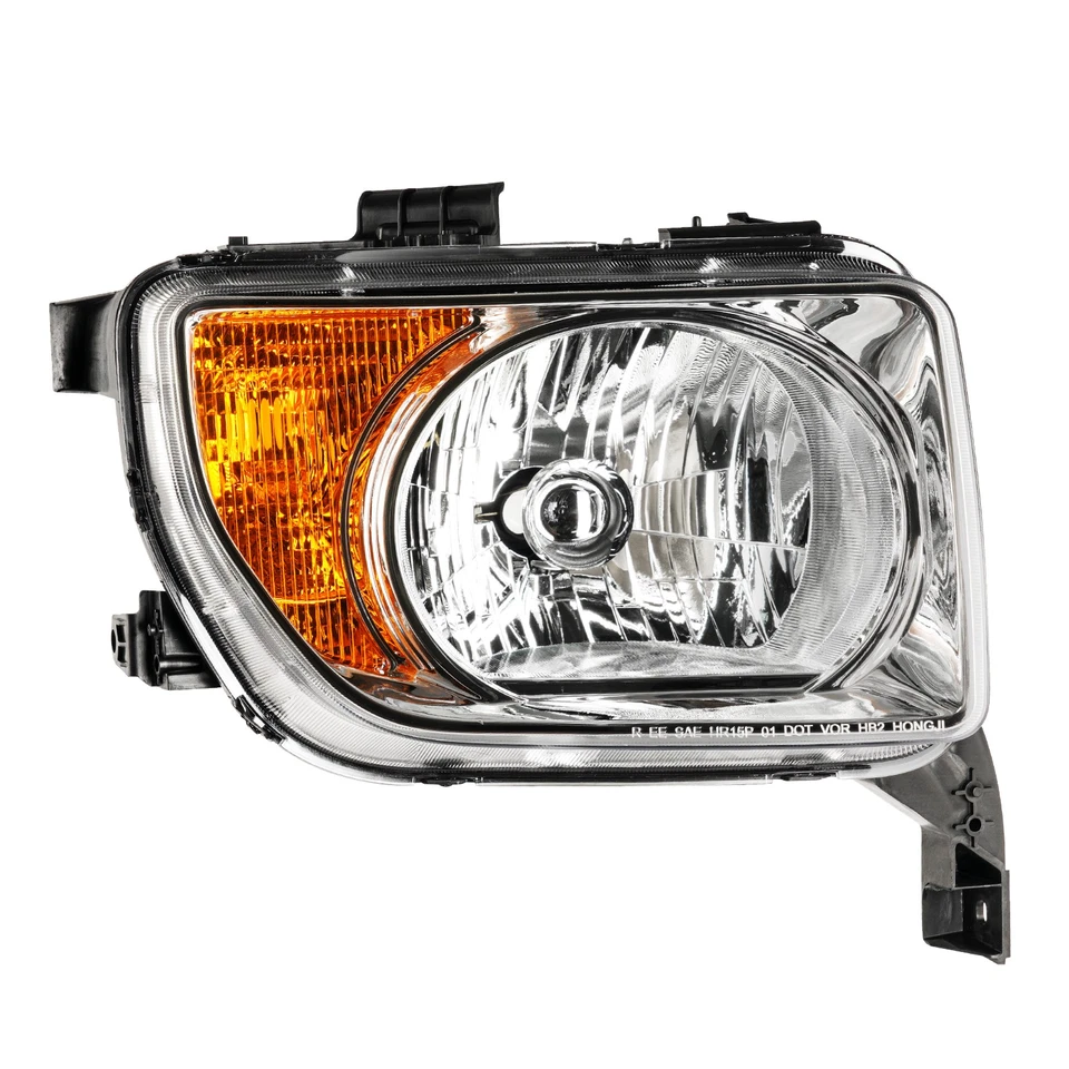 Juego de montaje de faros para Honda Element 2003-2006 carcasa cromada izquierda derecha Foto 4 de 4