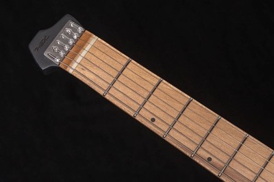 Electric Guitar HEX N500P Model Roasted Maple Black Headless with