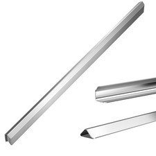 1x1x48 Inches 304 Stainless Steel Wall Corner Guards 10-Pack Heavy Duty Rou...