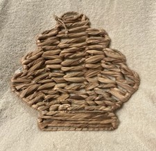 Présentoir à pain tissé de vacances. Liste d'étiquettes 14" snacks ou bonbons 29,99€