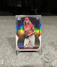 2023 Bowman Draft - Rhett Lowder #BDC-52 1st Bowman Chrome Refractor - Reds