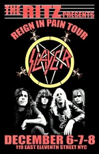 Slayer Concert Poster 12"x18" FREE SHIPPING