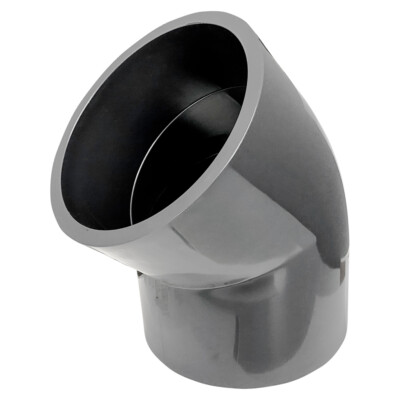 Sch 80 PVC 6'' 45 Degree Elbow Socket Connect