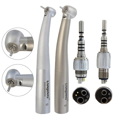 Dental Fiber Optic Handpiece High Speed Air Turbine KaVo Coupler 4 6 Hole LED