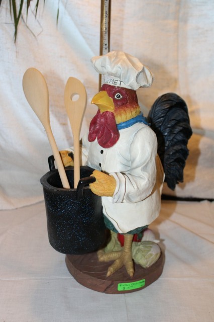 Excellent Condition 14 Rooster Gourmet Chef Country Kitchen