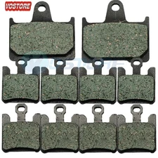 Front Rear Carbon Fiber Brake Pads Fit 2003 Suzuki GSX-R1000 GSXR1000 GSX R1000 
