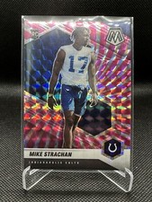 2021 Panini Mosaic Mike Strachan RC Rookie Pink Swirl FOTL /11 IND Colts