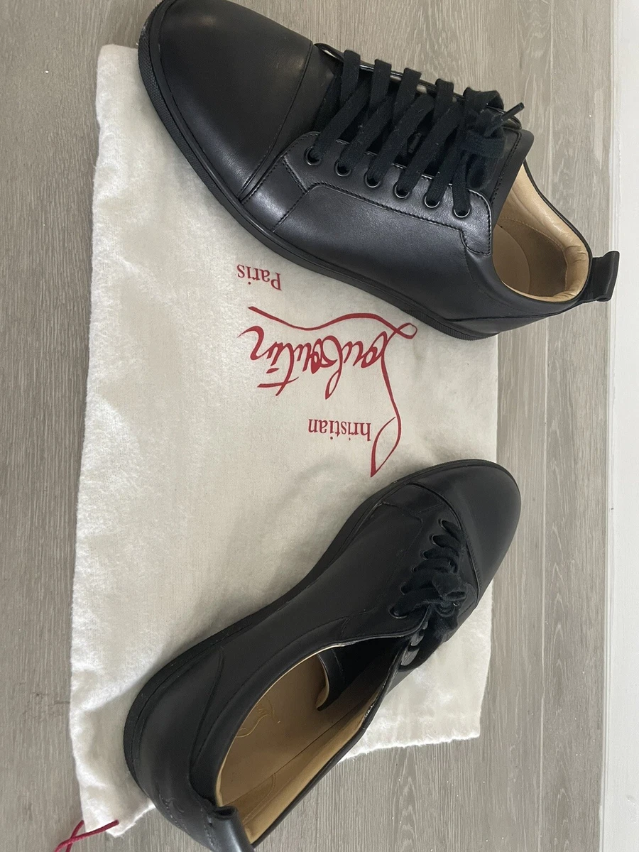 Christian Louboutin Sneaker Low Top Junior Men Or Women Shoes  Christian louboutin  sneakers, Leather shoes woman, Sneakers fashion