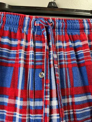 Kansas University Plaid Sweat or Sleep Pants XXL Pockets