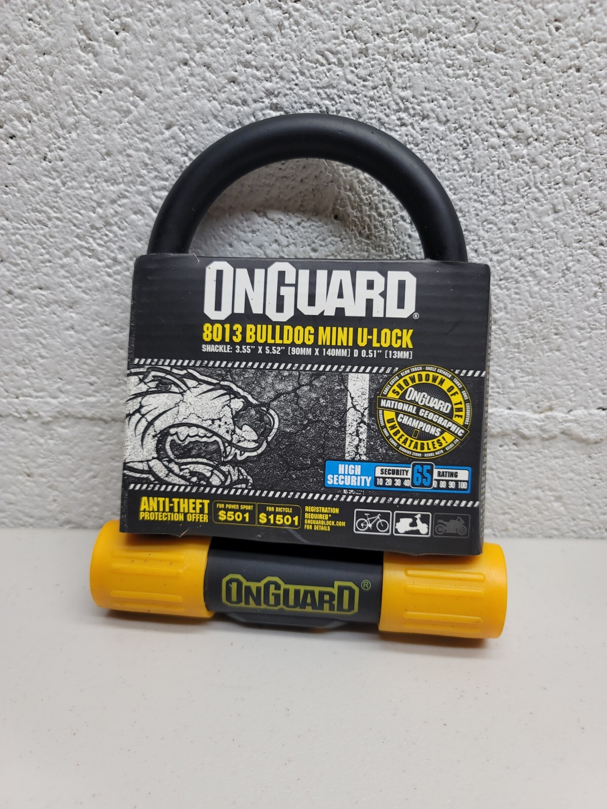Onguard Bicycle Shackle Mobile Security Accessories: Onguard