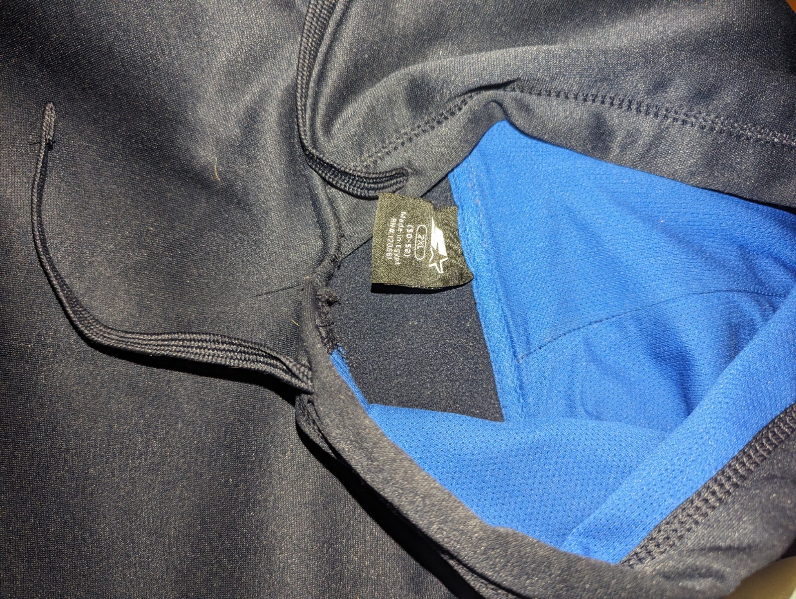 Starter Hoodie Dri Star Men’s 2XL Navy Pullover Sweatshirt image 3