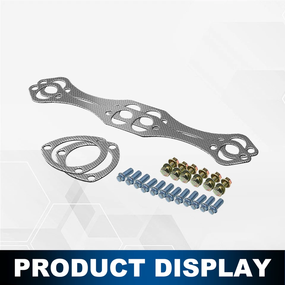 CABEZAL DE ESCAPE INOXIDABLE PARA CHEVY 1974-1992 BLOQUE PEQUEÑO CARROCERÍA A/F/G 265-400 V8 Foto 3 de 4