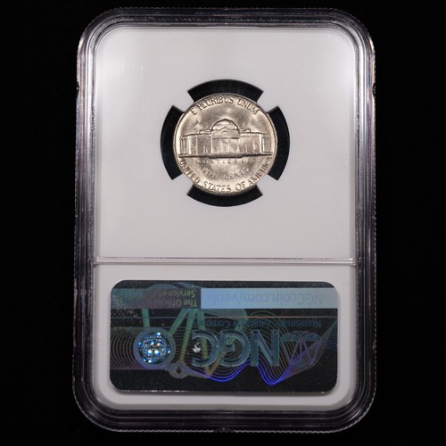 1967 Jefferson Five Cent 5c - NGC GRADED MS66 - Picture 3 of 4
