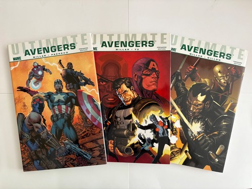 Ultimate Comics Avengers Vol 1, 2 & 3 Hardcover (Marvel 2010) Millar - 第 1/7 張圖片