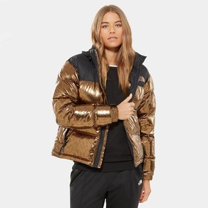 metallic copper north face