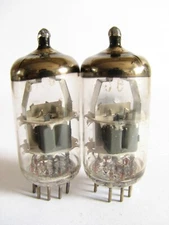 Matched Pair 1976 Holland Amperex 6DJ8 ECC88 Tubes- Hickok TV-2B Tested (Lot#KAM