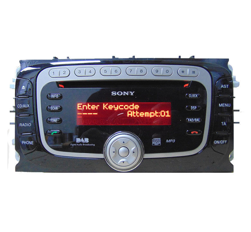 Ford SMax CD MP3 player with DAB radio, Ford Sony DAB car stereo with