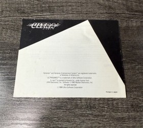 Nintendo NES Q*BERT QBERT Q BERT Instruction Booklet Manual Book only