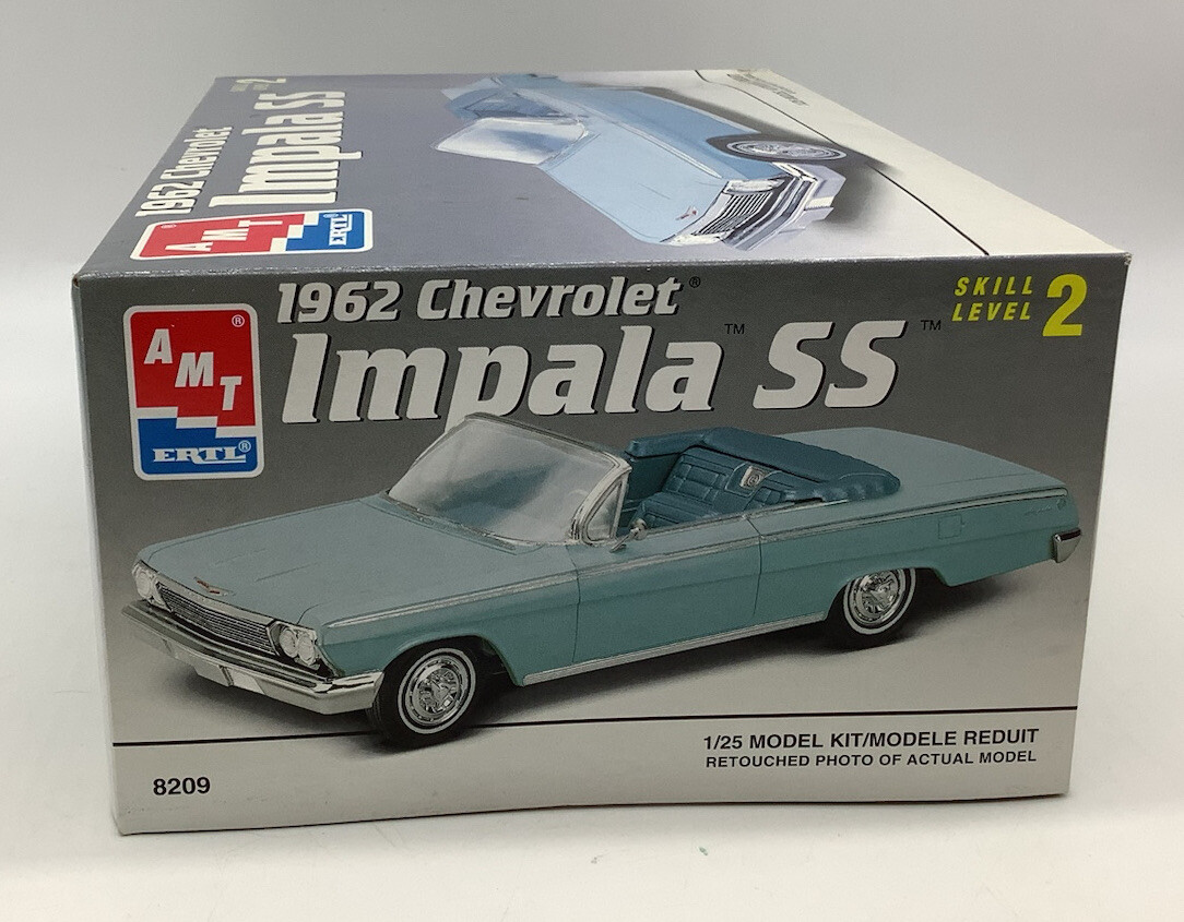 自動車 AMT 1962 Chevrolet Impala 1/25 Amazon.com: AMT 1962 Chevy Impala Convertible 1:25 Scale