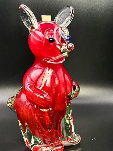 MURANO Ferro & Lazzarini Mouse Drioli Bottle 6.5" H - Picture 2 of 6