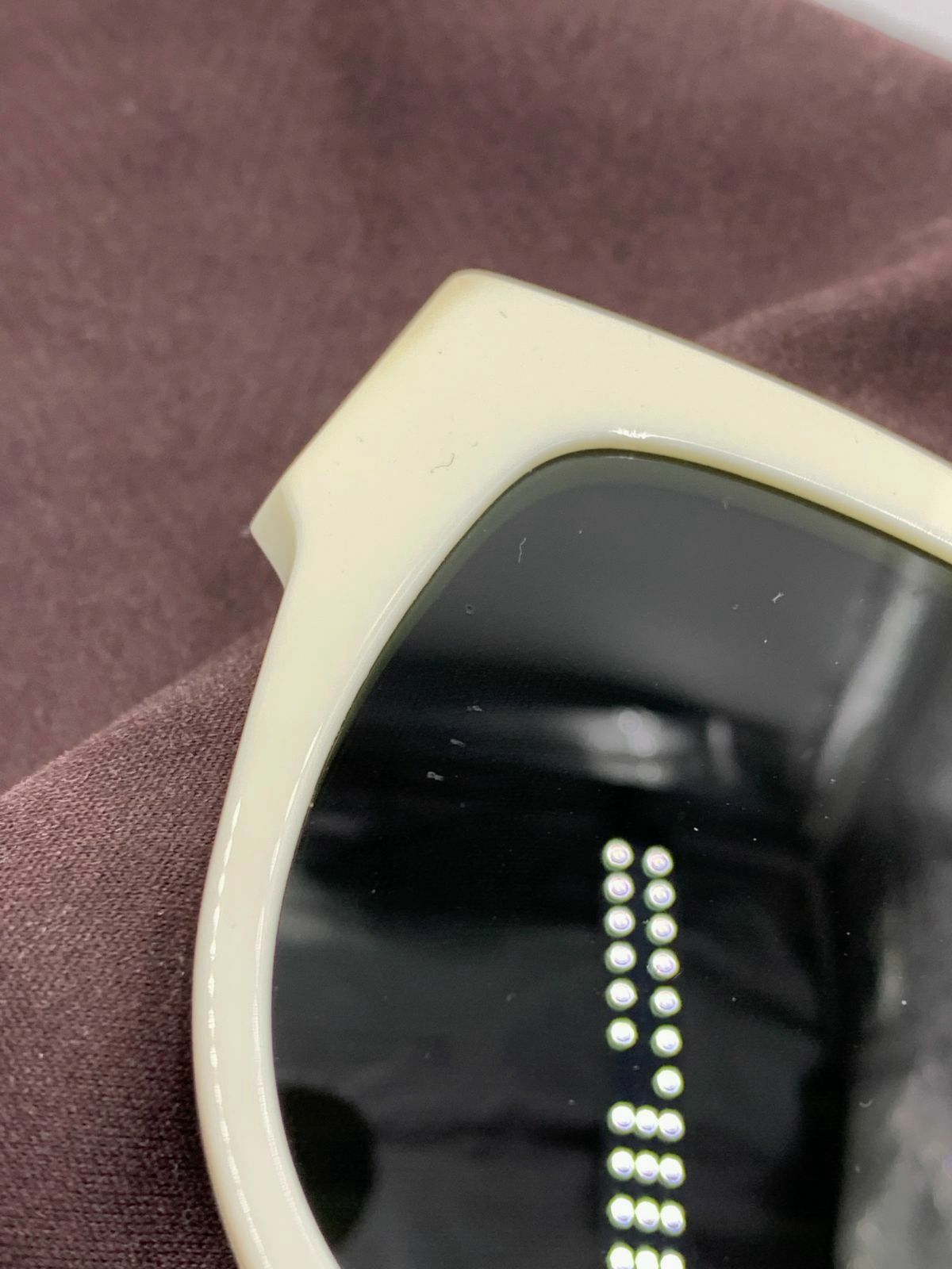 $310 Saint Laurent SL162 003 Occhiali da sole donna bianchi occhi di gatto tonalità 54 16 145