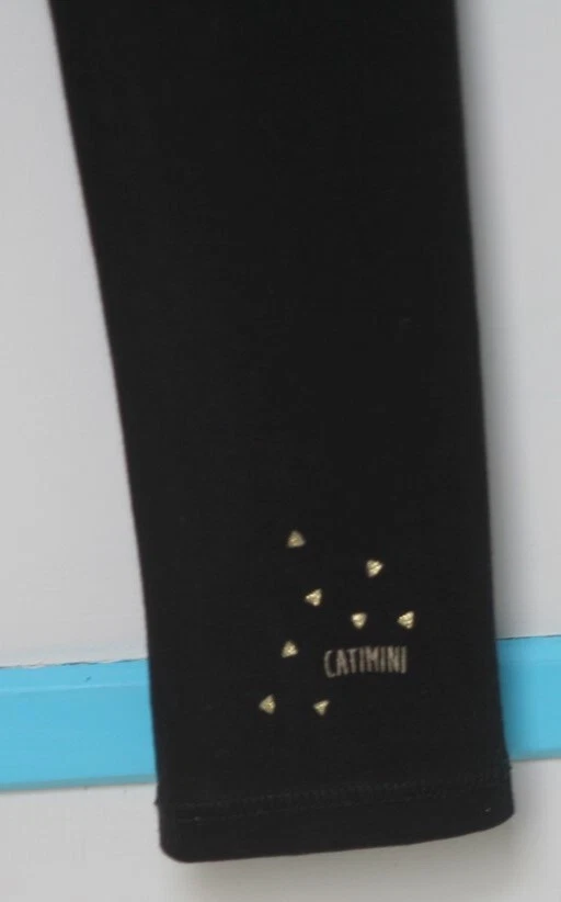 12 ans LEGGINGS long fin CATIMINI couleur "nuit" (noir) - Photo 3/4