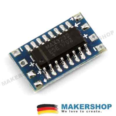 MAX3232 mini seriell TTL Konverter bidirektional Modul MAX232 RS232 Converter