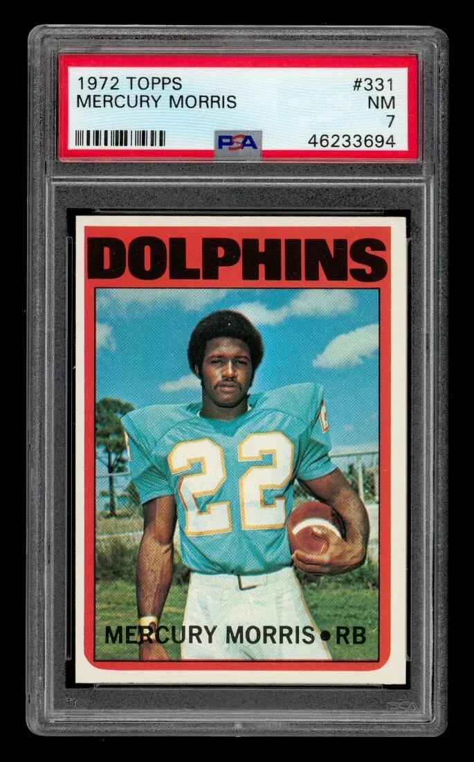 Mercury Morris trading card