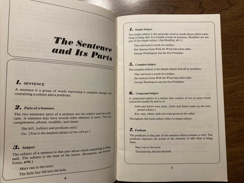 Vintage Hands-On Grammar Teacher’s Aid School Book by Stan Laird 1977 D9 - Imagen 7 de 12