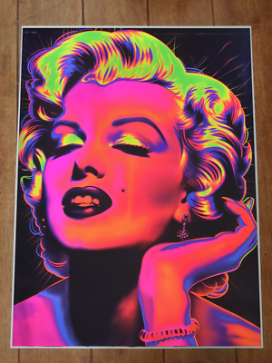 Marilyn Monroe Neon Poster 18x24in | eBay