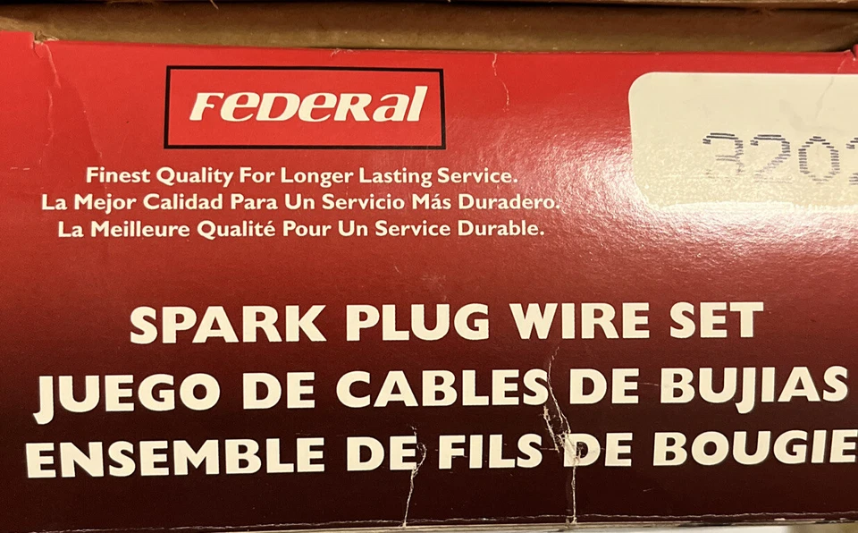 Juego de cables de bujía Federal Parts 3202 para 94-01 Dodge Ram envío gratuito 6920 Foto 2 de 3